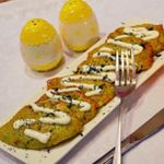 Оладушки с брокколи и грибами