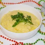 Кукурузная каша с травами и сырами