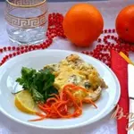 Французский вариант запеченого мяса птицы