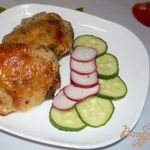 Куриные бедра запеченные в вине с шашлычными специями
