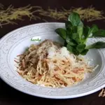 Жареная вермишель-паутинка