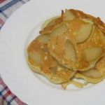 Оладьи с консервированной грушей