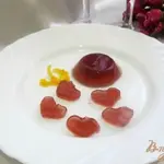 Желе из красного вина