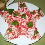 Салат  Морская звездочка