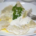 Вареники с укропом и картофелем