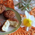 Кексики с овсянкой, творогом и абрикосовым джемом