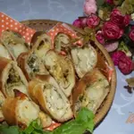 Хлебный рулет с сыром