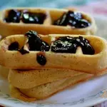 Вафли из цельнозерновой пшеницы на дрожжах