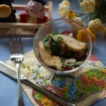 Салатик с редисом и курицей