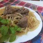Сочная куриная печень.