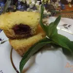 Вишневые мини кексы