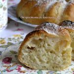 Постный кекс с яблоками