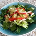 Салат из молодых кабачков