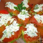 Закуска из кабачков с помидорами