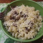 Паста с беконом и сыром
