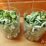 Салат с зеленым гороком