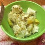 Куриное филе в рукаве с яблоками
