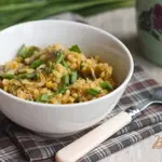 Чечевица с шампиньонами