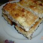 Запеканка творожная с кокосовой стружкой и отрубями