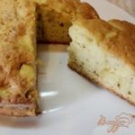 Нежная шарлотка с лимоной цедрой