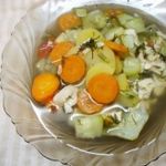 Куриный суп с помидорами