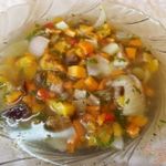 Суп ассорти с печеными овощами