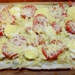 Легкая яичная пицца