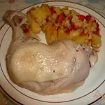 Окорочка отварные