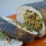 Куриный рулет с грибами