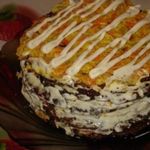 Печеночный торт (печень куриная)