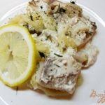 Филе запеченное в лимонно-сметанном соусе