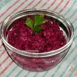 Салат из свеклы с чесноком