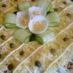 Салат из индейки с каперсами