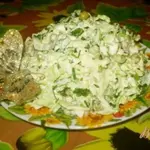 Салат Витаминный с горошком