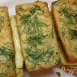 Закусочные мини с зеленью и кунжутом