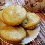 Кексы на растительном масле с изюмом