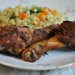 Курочка с шалфеем и розмарином