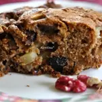 Кекс яблочный с инжиром