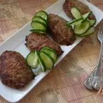 Котлеты  с белком в духовке