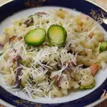 Макароны с брюссельской капустой