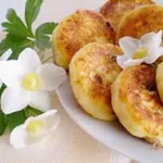 Творожники с изюмом и ячменными хлопьями