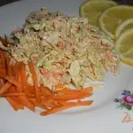 Легкий салат с пекинской капустой