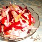 Капустный салат со свеклой