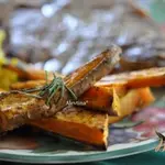 Сладкий картофель с розмарином