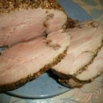 Свиная лопатка запеченная