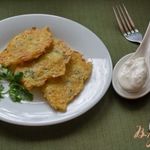 Драники с зеленым луком