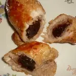 Рулетики из свинины с черносливом