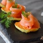 Сырные мини-оладушки с укропом