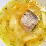 Рыбный суп с пшеном