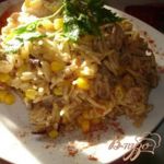 Паэлья с курицей и грибами